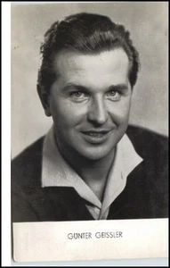 DDR Porträt GÜNTER GEISSLER Postkarte ~1960 VEB Bild und Heimat Reichenbach - Bild 1 von 1
