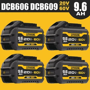 1 ~ 3 x For DEWALT DCB612 Li-ion Battery 9.6AH/12.0AH Capacity 20V / 60V MAX - Picture 1 of 19