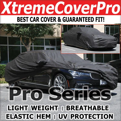 2019 2020 2021 BMW 740I 750I M760I BREATHABLE CAR COVER W/MIRROR POCKET -BLACK - Image 1 of 4