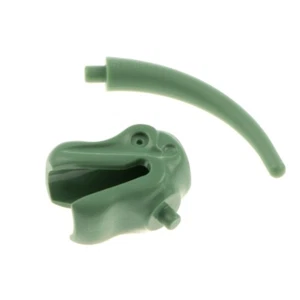 1x Lego Tier Dinosaurier Kopf sand grün Dino Saurus Horn 40379 5950 40384 x158 - Picture 1 of 2