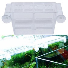 Fish Tank Aquarium Guppy Double Breeding Breeder Rearing Trap Box Hatchery Us