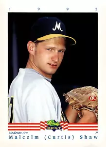 1992 Classic Best #190 Malcolm (Curtis) Shaw - Picture 1 of 2