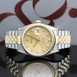 Rolex Datejust Stahl / Gold Ref: 16233 mit Rolex Box & Papiere von 1997 - Bild 1 von 13