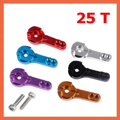 RC Servoarm Servohebel Servohorn Crank 25T Alu 25 Zähne Futuba Savöx MKS CNC HSP - Bild 1 von 4