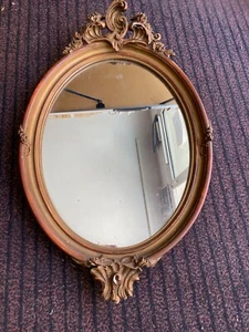 MIROIR STYLE LOUIS XV DECOR ROCAILLE BOIS ET STUC DEBUT XXeme - Imagen 1 de 10