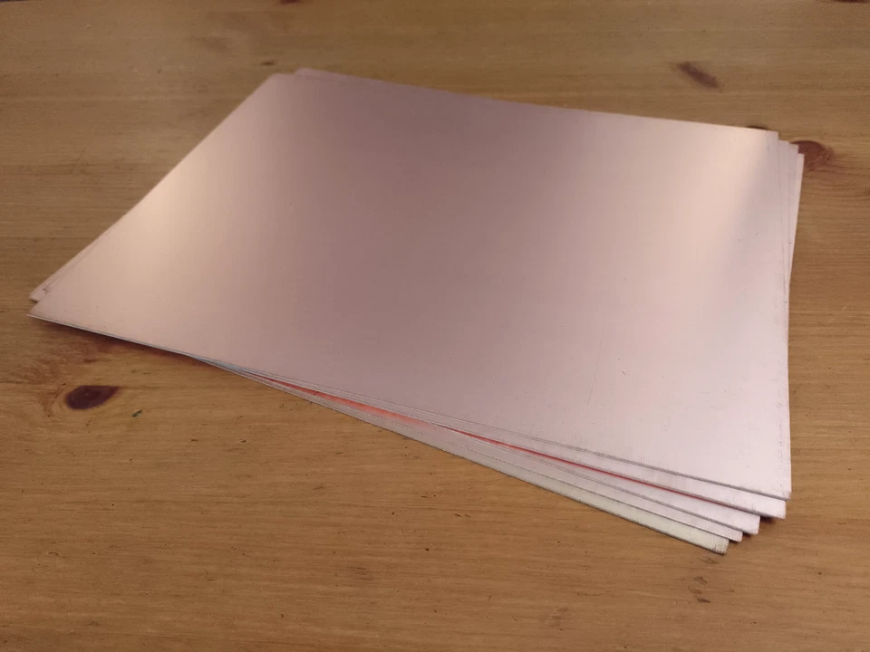 FR4 305x230x1.0mm Double Sided Copper Clad Laminate (DS Fibre Glass PCB FR-4) - Image 1 of 1