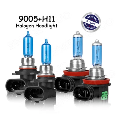 For Kenworth T370 T680 T880 Truck 2013-2022 4200K Halogen Headlights Bulbs - Image 1 of 4