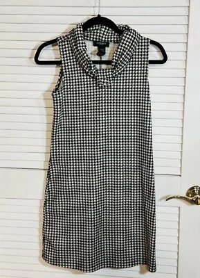 Vestido elástico tejido pata de gallo Alyn Paige talla 8 mujer sin mangas usado en excelente estado Foto 1 de 4