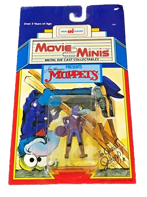 Minis de la película de los Muppets 1988 GONZO Die Cast Metal Lo que se llevó lo extraño de colección Foto 1 de 2
