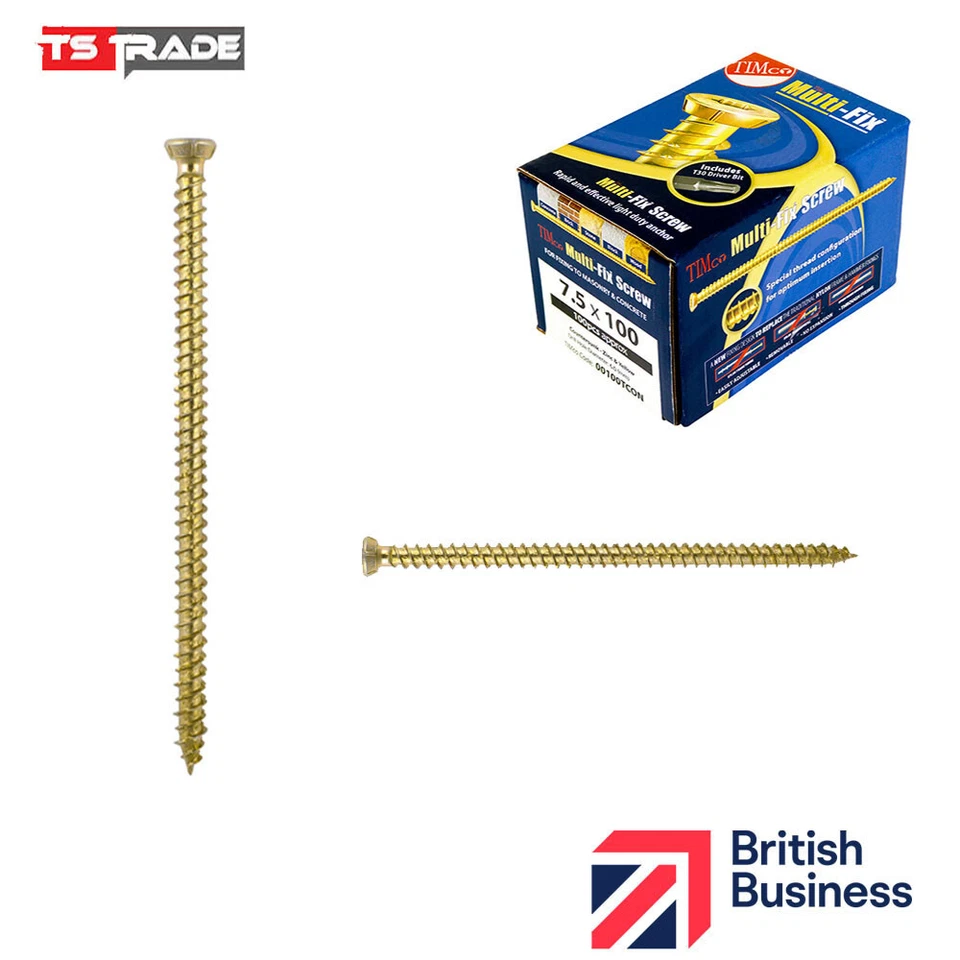 TSTRADE MASONRY CONCRETE BRICK SCREWS UPVC WOOD WINDOW AND DOOR FRAME FIXING ANCHOR