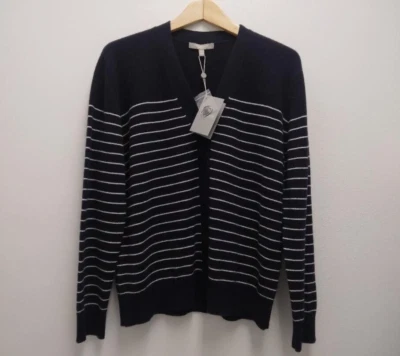 Cárdigan de cachemir para mujer Neiman Marcus nuevo talla XL a rayas con botones delanteros Foto 1 de 4