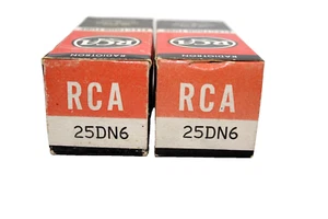 Vintage Lot of 2 RCA Electron Tubes Radiotron 25DN6 Vintage Lot of 2 - Picture 1 of 2