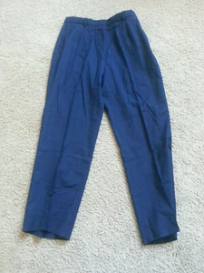 Blue Women's Dress Slacks Pants Poly/Wool Blend US Army Uniform - Multiple Sizes - Picture 1 of 7