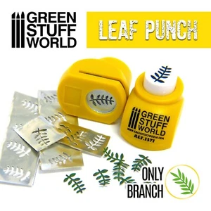 Miniature Branch Punch - YELLOW - Tool to make LEAVES BRANCHES dioramas scenery - Picture 1 of 6