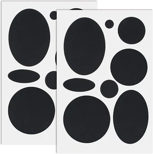 16Pcs Puffer down Jacket Repair Patch Kit, Black Nylon Fabric Repair Patch Self - Picture 1 of 12