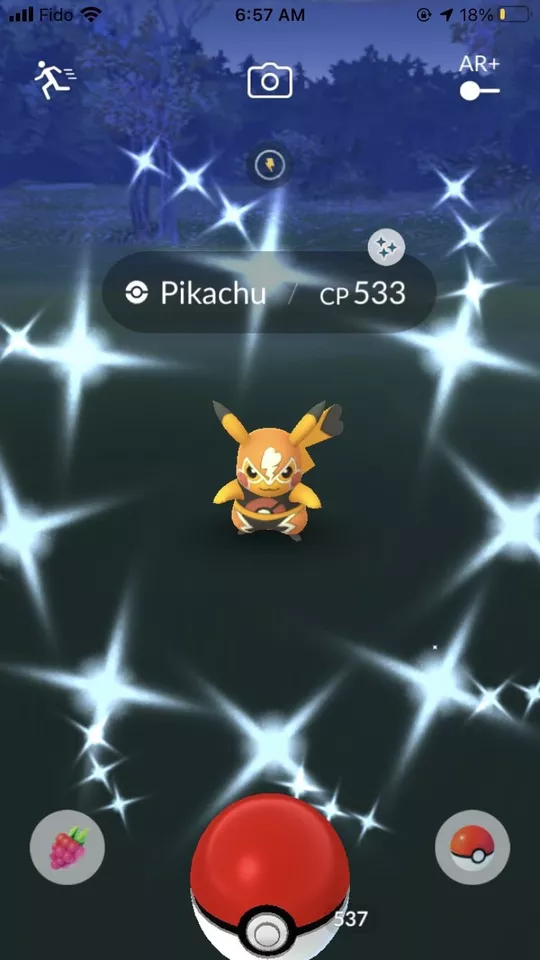 Shiny PIKACHU LIBRE Pokémon - Battle League - GO - Image 1 of 1