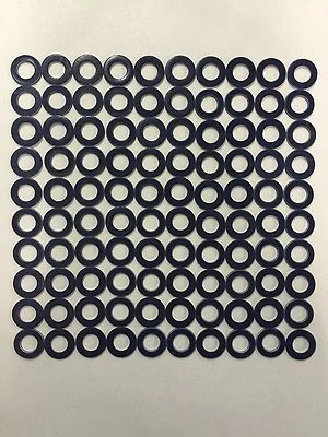 Juego de 100: juntas de arandela de tapón de drenaje de teflón azul especificaciones OE para Toyota 90430-12031 Foto 1 de 2