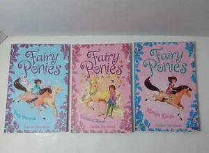 Fairy Ponies Books By Zanna Davidson 2014 Paperback Usborne  Set of 3 Very Good - Picture 1 of 12