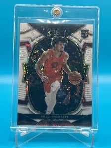 2022-23 Select Shaedon Sharpe Concourse Disco Blanco Prizm Novato RC/75 - Imagen 1 de 2