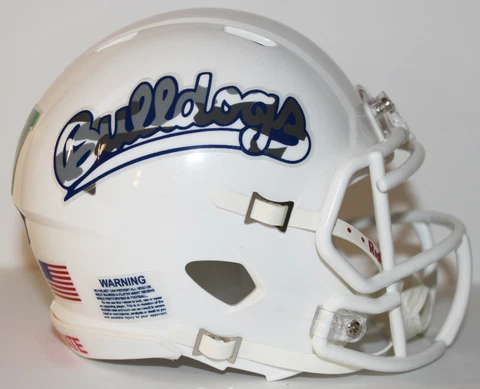 2019 Fresno State Bulldogs Custom Riddell Mini Helmet vs Utah State Cover