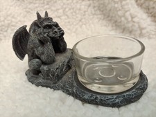 Gargoyle Tea Lamp Holder for Halloween goblin monster decorations