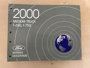 2000 Ford F650 F750 Wiring Diagrams Manual Truck Shop Repair Book - Bild 1 von 1