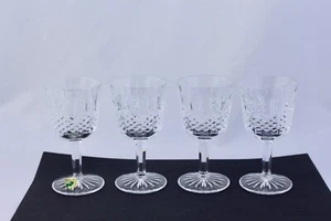 SET OF 4 WATERFORD CRYSTAL BUNCLODY 4-1/4” PORT WINE GLASSES - MINT - Picture 1 of 6