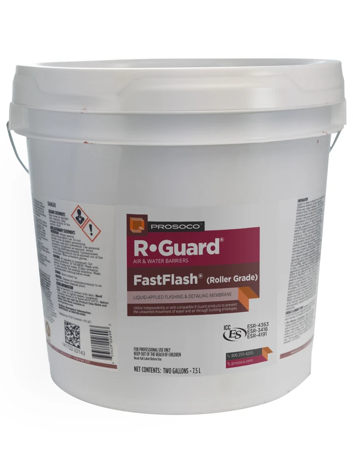 PROSOCO FastFlash | Waterproof and Airtight Fluid-Applied Flashing Membrane