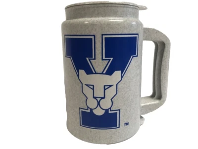 NCAA BYU Cougar 20oz Thermal Travel Coffee Mug Snap Lid Cup Bringham Young - Image 1 of 2