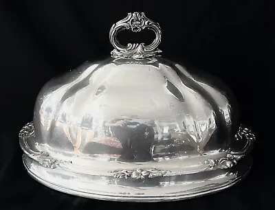 Antique Silver On Copper Meat Dome Cover From Early 19 Century Large • 222.60$