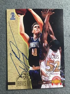 1996-97 Score Board Basketball Travis Knight Rookie Auto UConn Mint - Picture 1 of 3