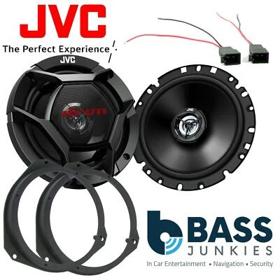Vauxhall Corsa D 2006- 2014 JVC 17cm 600 Watts 2 Way Front Door Car Speakers Kit - Image 1 of 4