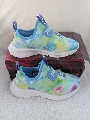 Talla 13 Unisex Niños Fila Landbuzzer Multicolor Pull On Zapatillas Deportivas Zapatos Foto 1 de 4
