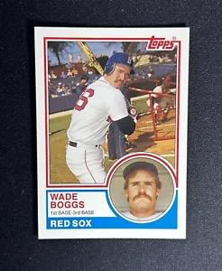 2006 Topps Rookie of the Week Wade Boggs #23 Baseball Card Boston Red Sox HOF - Picture 1 of 2