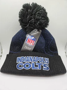 Indianapolis Colts offiziell lizenzierte Jugend Strumpf Kappe mit Bommel Einheitsgröße - Bild 1 von 4