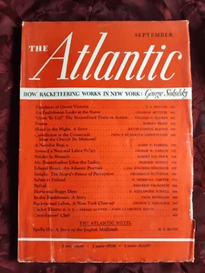 ATLANTIC September 1938 George Sokolsky Albert Jay Nock David Cornel De Jong - Picture 1 of 1