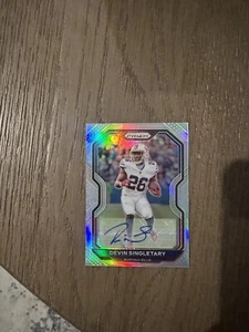 2020 Panini Prizm Football  SILVER PRIZM Autographs #2 Devin Singletary (AU) NFL - Picture 1 of 2
