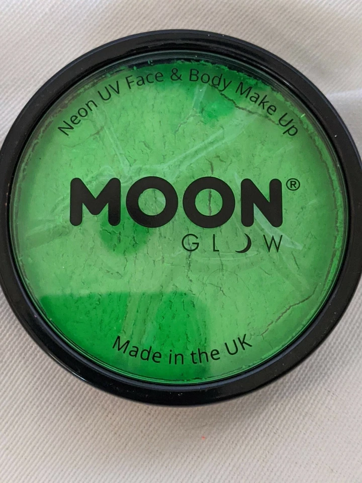 Neon Moon Glow UV cabelo listra/rosto e maquiagem corporal verde laranja vermelho rosa azul etc - Imagem 1 de 4