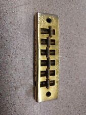 Vintage Gibson Mundharmonika Brücke Gold eine gebrochene Schraube for sale