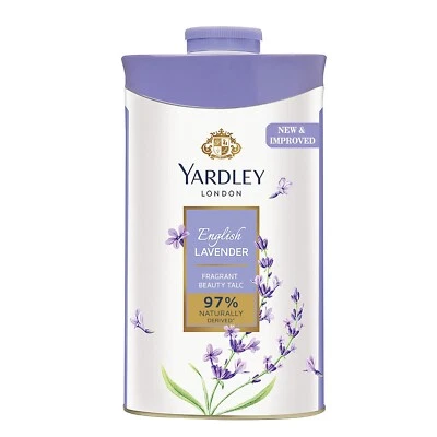 Talc parfumé à la lavande anglaise Yardley London pour femmes - 100 grm