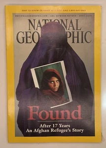 National Geographic Magazine April 2002 Afghan Girl Found After 17 Years Refugee - Picture 1 of 2