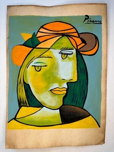 Pablo Picasso COA art painting original drawing vintage paper signed stamped - Picture 1 of 3
