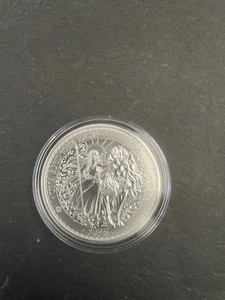 2023 Saint Helena 1 oz  Una and the Lion Silver Bullion coin - Picture 1 of 2