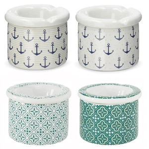 Home Collection Set 2 x Aschenbecher mit Deckel, Windascher, Sturmaschenbecher - Bild 1 von 10