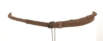 K78) PIECES Cinturón de cuero para mujer Abelle Suede Jeans Belt talla 80 85 cuero auténtico nuevo Foto 1 de 4