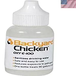 30ml Backyard Chicken OXY E100 Drops - Treats 90 Gallons of Poultry Water - Picture 1 of 2