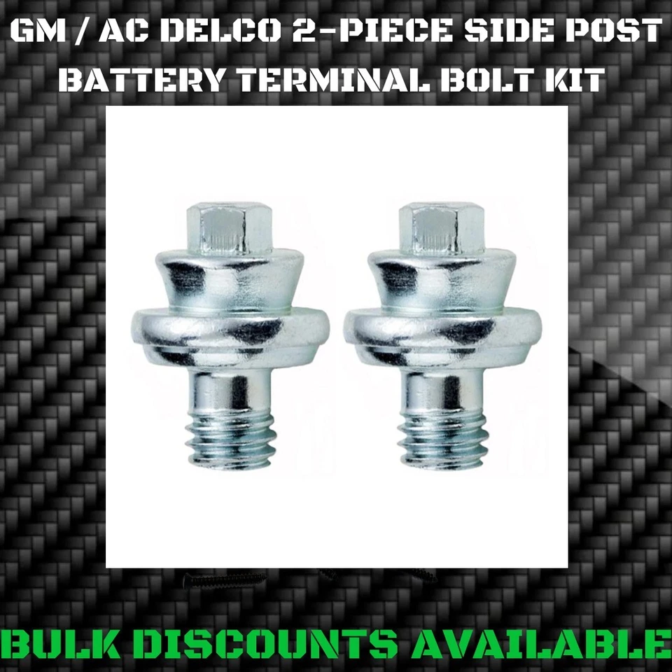 1976+ Cadillac Seville Side Post Battery Cable Terminal Bolt Kit GM AC Delco OEM - Image 1 of 1