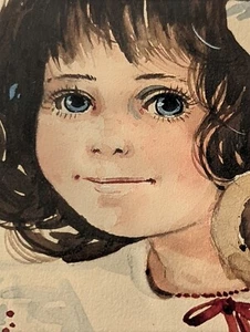 Original Hand Painted signed Jan Hagara Vintage Framed Watercolor Painting 1976 - Picture 1 of 11