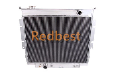 Radiador de aluminio de 4 filas para 83-96 Ford F Super Duty Series F-250 F-350 V8 diésel Foto 1 de 4