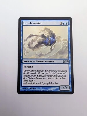 AIR ELEMENTAL Magic the Gathering 2010 Core Set German DE Luftelementar - Image 1 of 2
